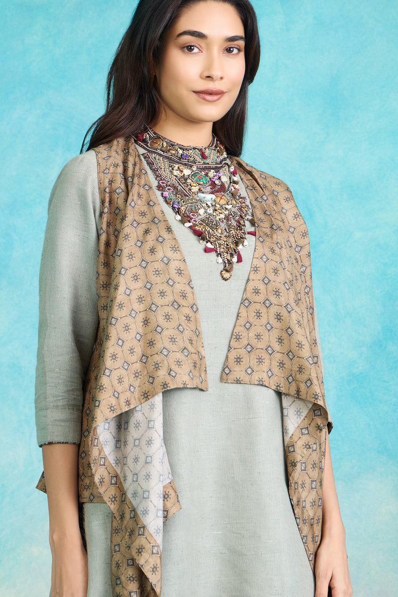 The 'Mani-Malika' Jacket-Kurta-Palazzo Set