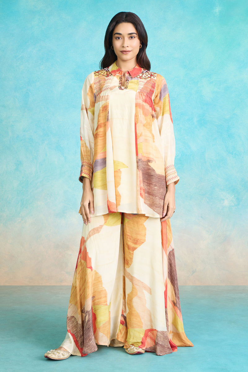 The 'Amrita' Tunic-Palazzo Set