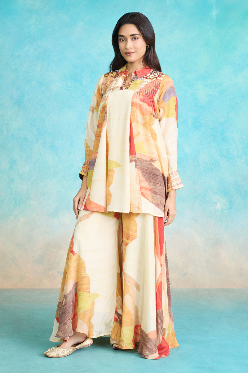 The 'Amrita' Tunic-Palazzo Set