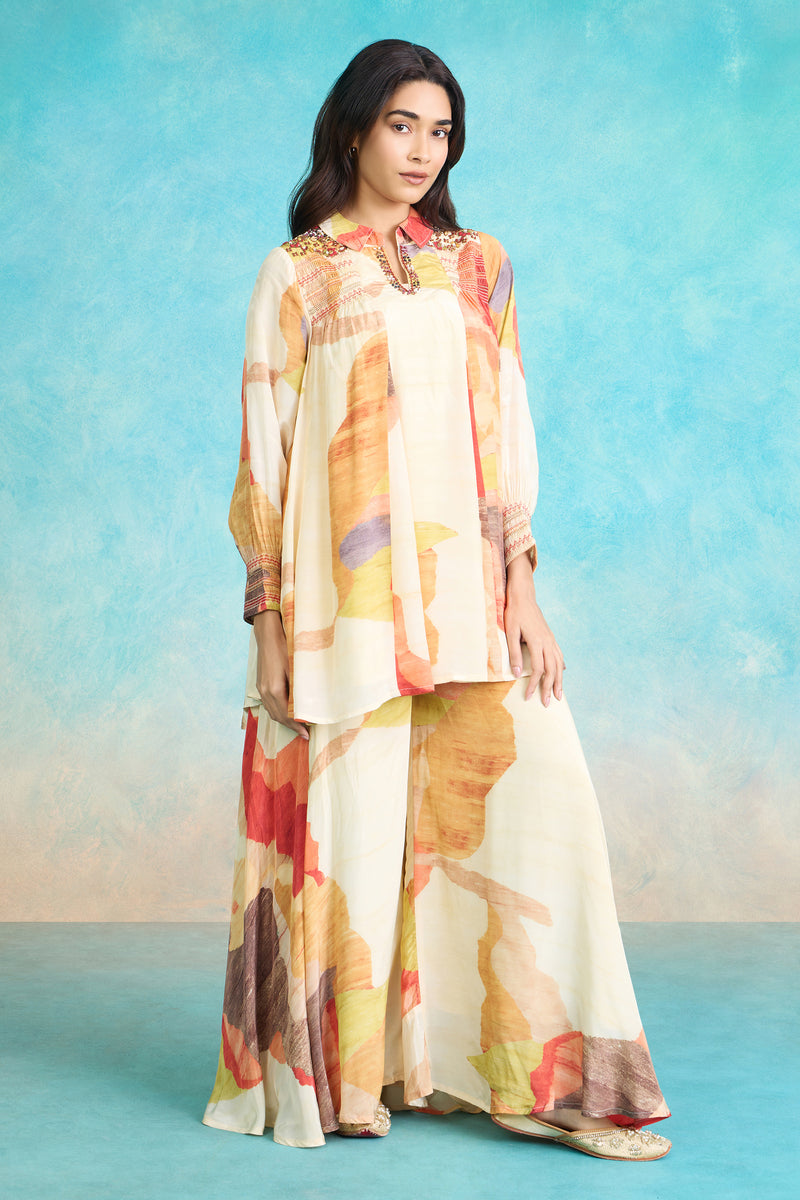 The 'Amrita' Tunic-Palazzo Set