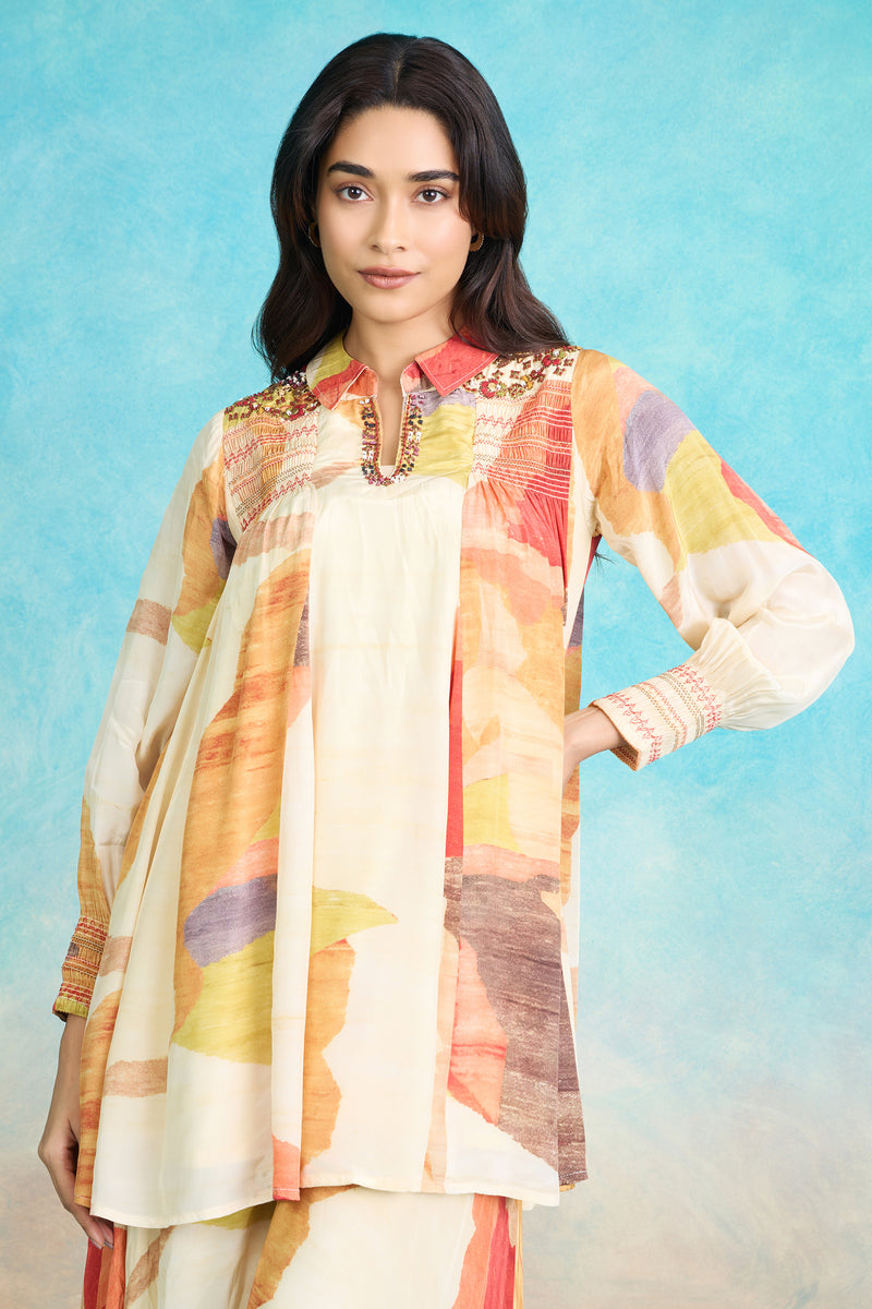 The 'Amrita' Tunic-Palazzo Set