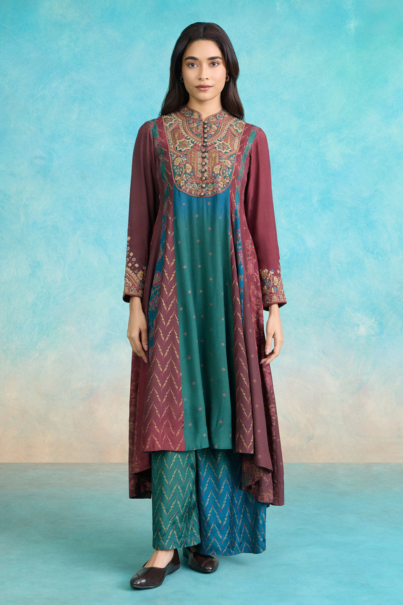The 'Baagh' Anarkali-Palazzo Set