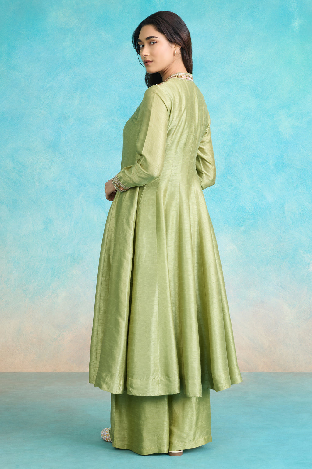 The 'Pista-Elaichi' Anarkali-Palazzo Set
