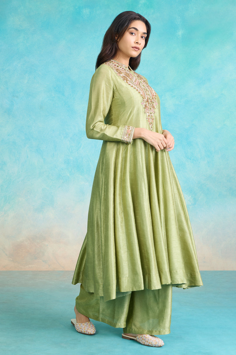 The 'Pista-Elaichi' Anarkali-Palazzo Set