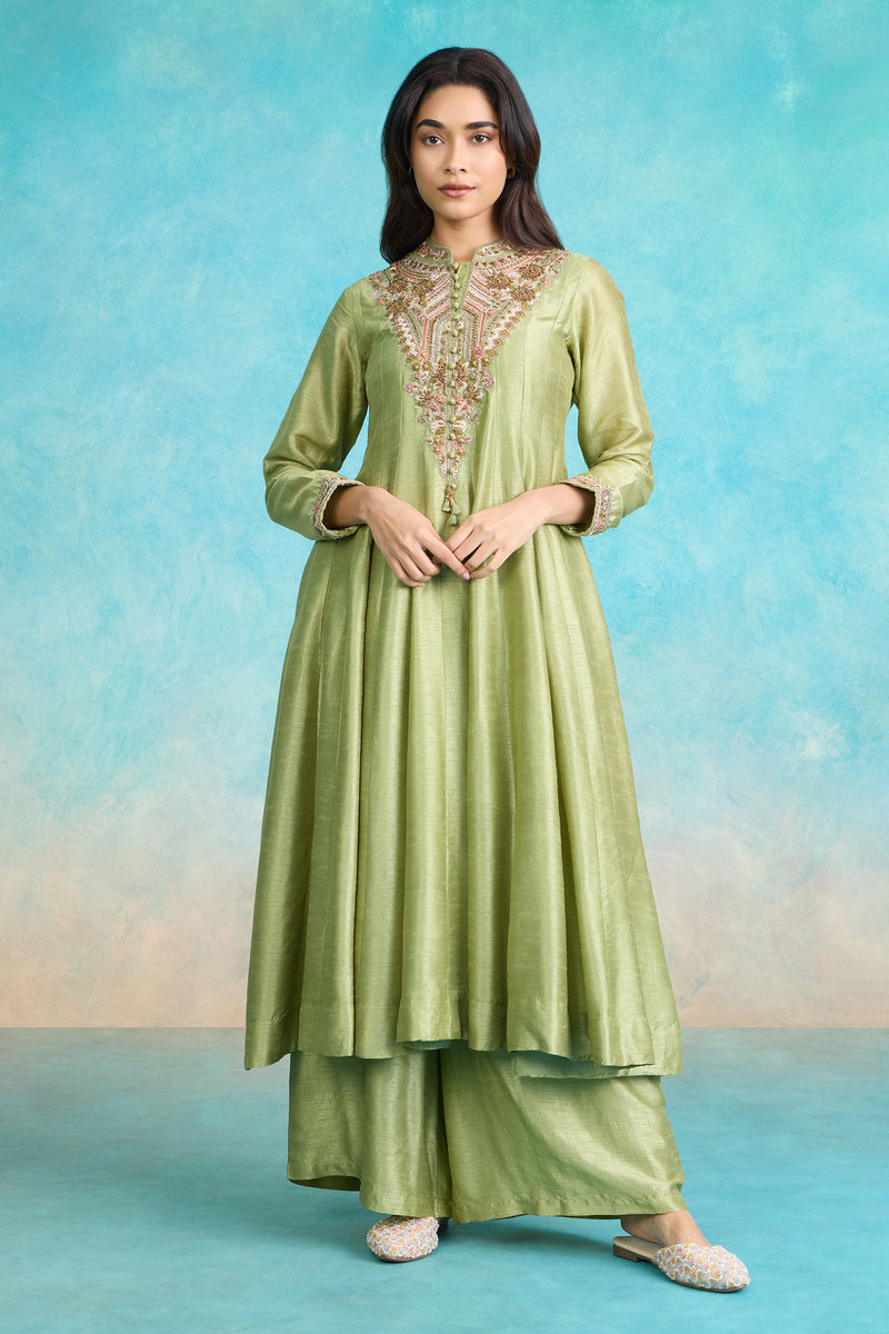 The 'Pista-Elaichi' Anarkali-Palazzo Set