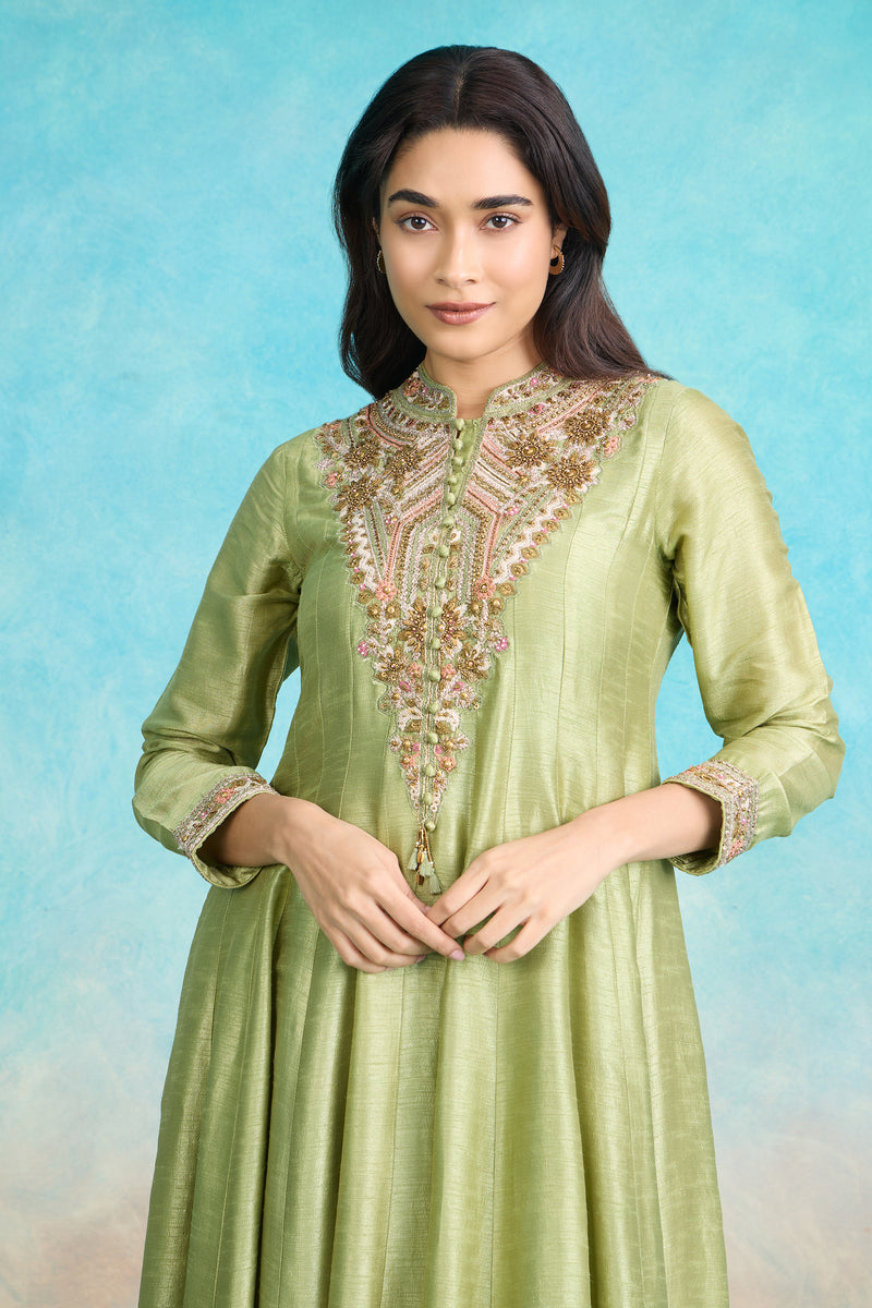 The 'Pista-Elaichi' Anarkali-Palazzo Set