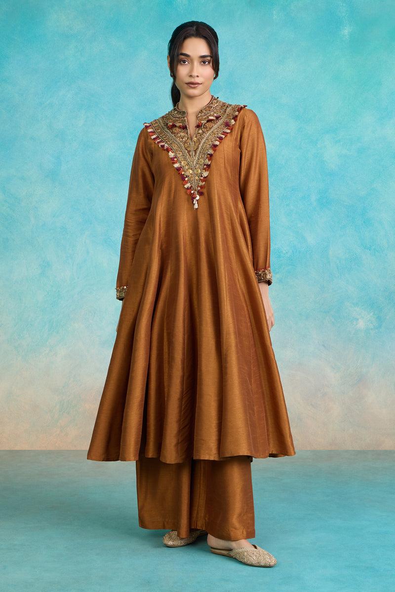 The 'Raktim' Anarkali-Palazzo Set