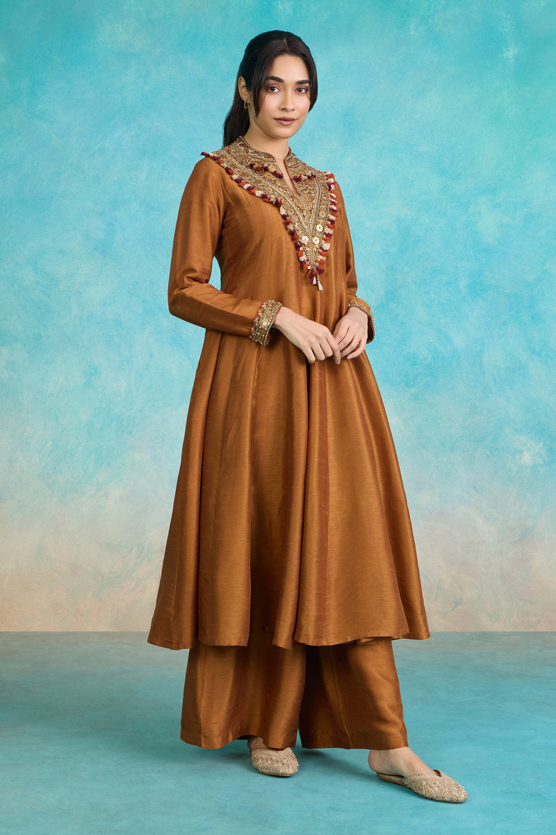 The 'Raktim' Anarkali-Palazzo Set