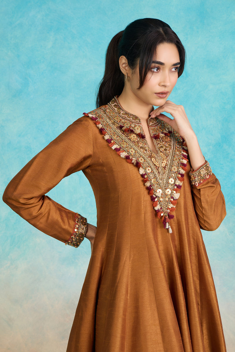 The 'Raktim' Anarkali-Palazzo Set