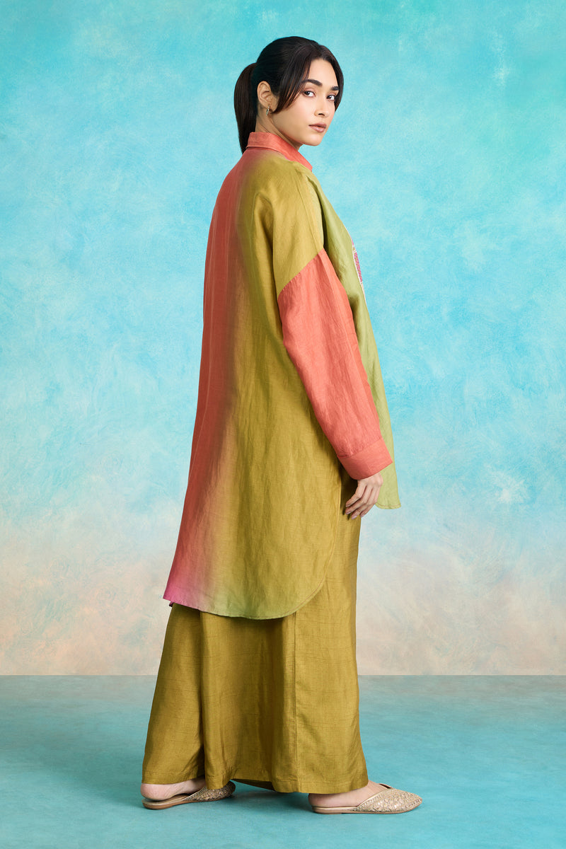 The 'Phulkari' Shirt-Palazzo Set