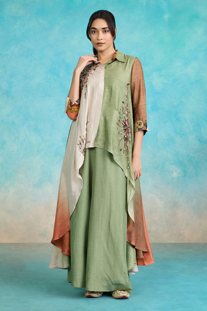 The 'Mayur-Van' Kurta-Palazzo Set