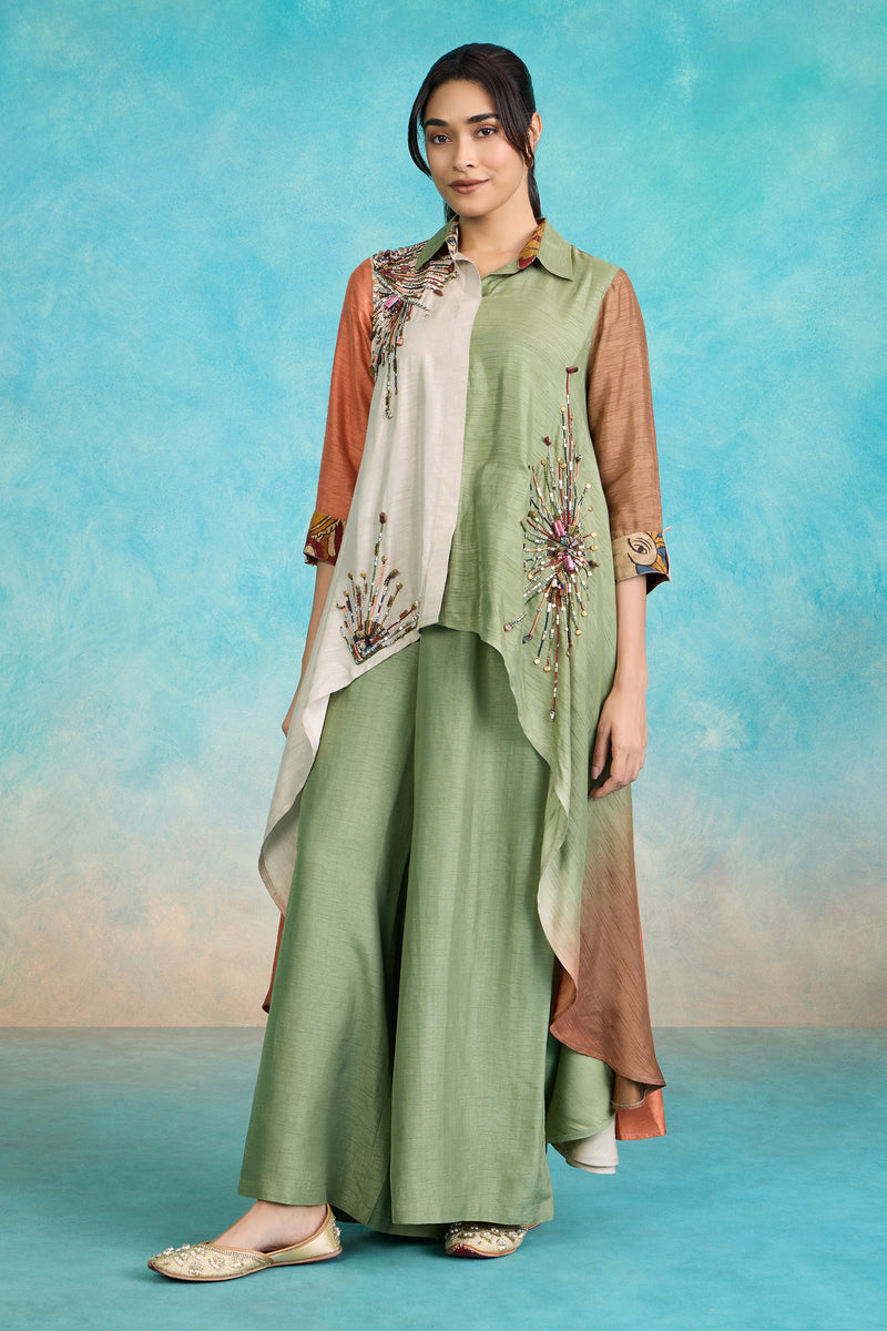 The 'Mayur-Van' Kurta-Palazzo Set