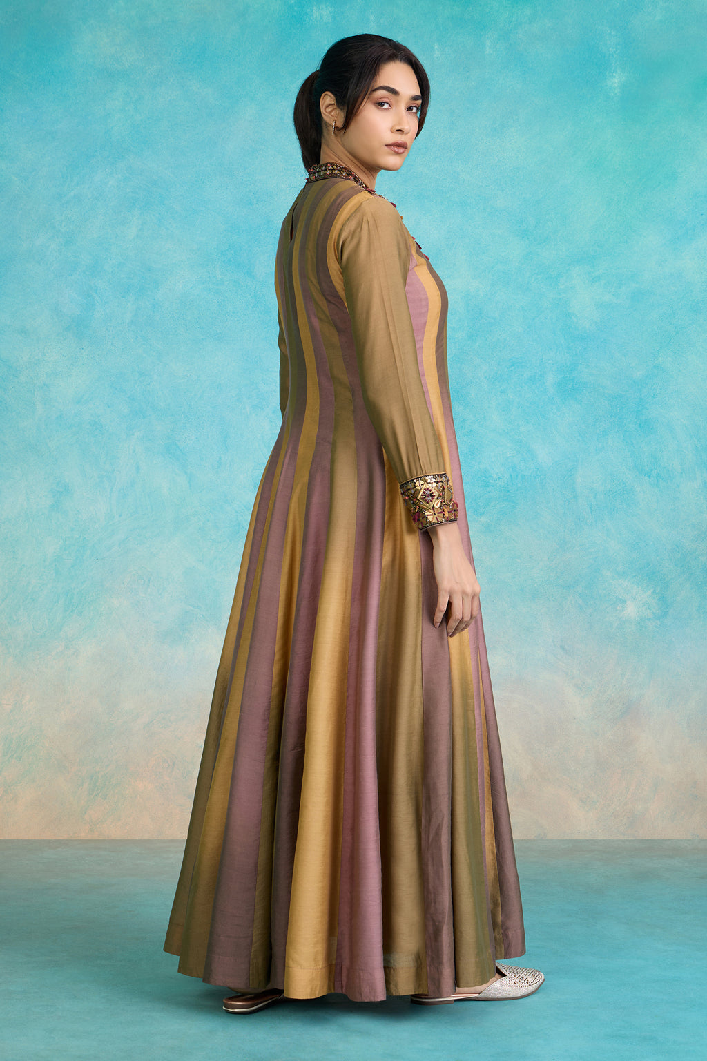 The 'Badaam-Jaamun' Anarkali-Gown