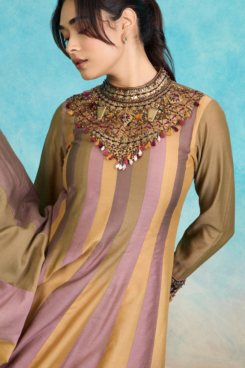 The 'Badaam-Jaamun' Anarkali-Gown