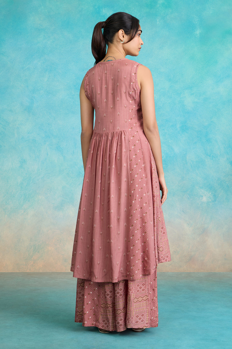 The 'Mitti-Gulab' Kurta-Palazzo Set