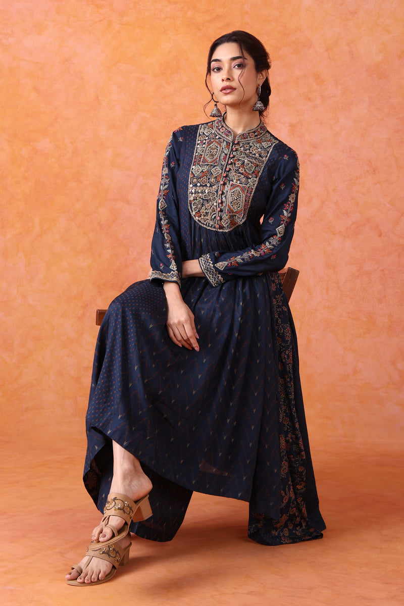 The 'Akash' Anarkali-Palazzo Set
