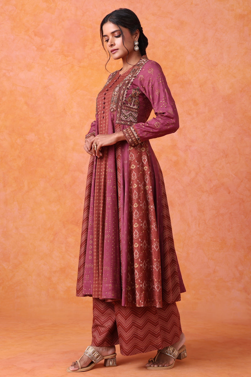 The 'Misri' Anarkali-Palazzo Set