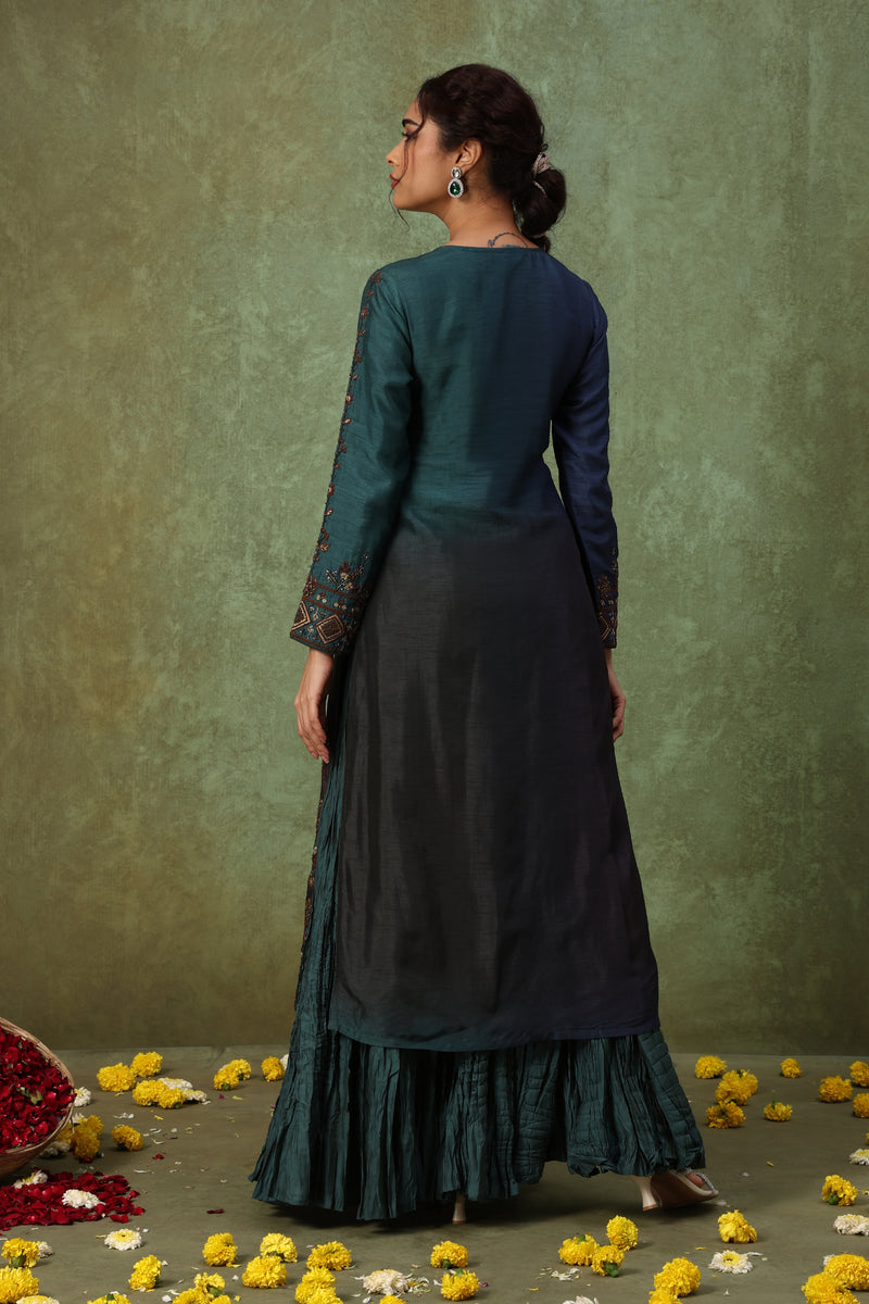 The 'Samudra' Kurta-Skirt Set