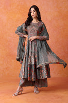 The 'Veda' Hand-Embroidered Anarkali Set