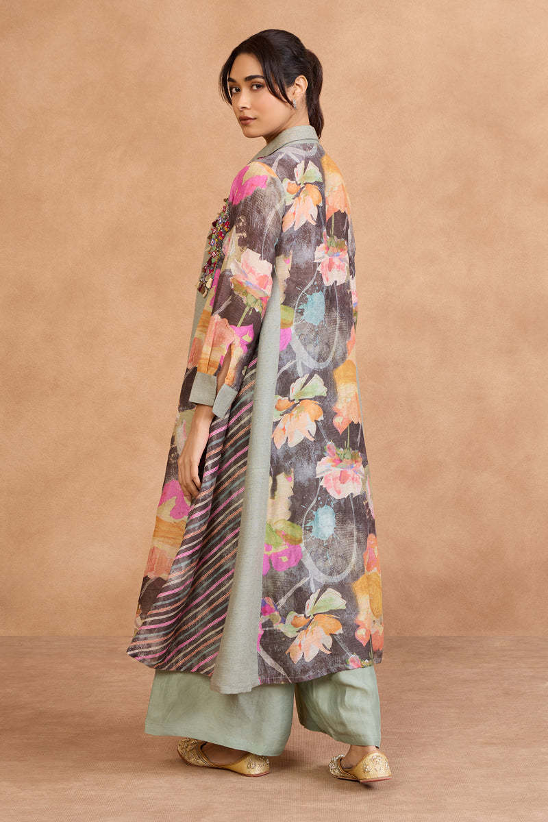 The 'Megh-Pushpa' Kurta-Pant Set