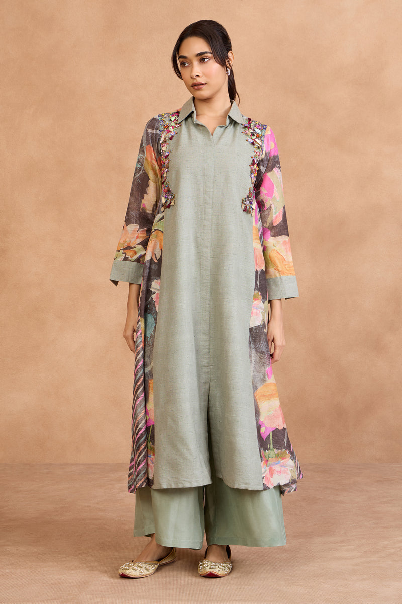 The 'Megh-Pushpa' Kurta-Pant Set