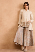 The 'Mogra-Pocket' Shirt-Palazzo Set