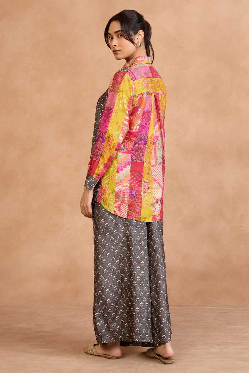 The 'Koyla-Phulwari' Shirt-Pant Set