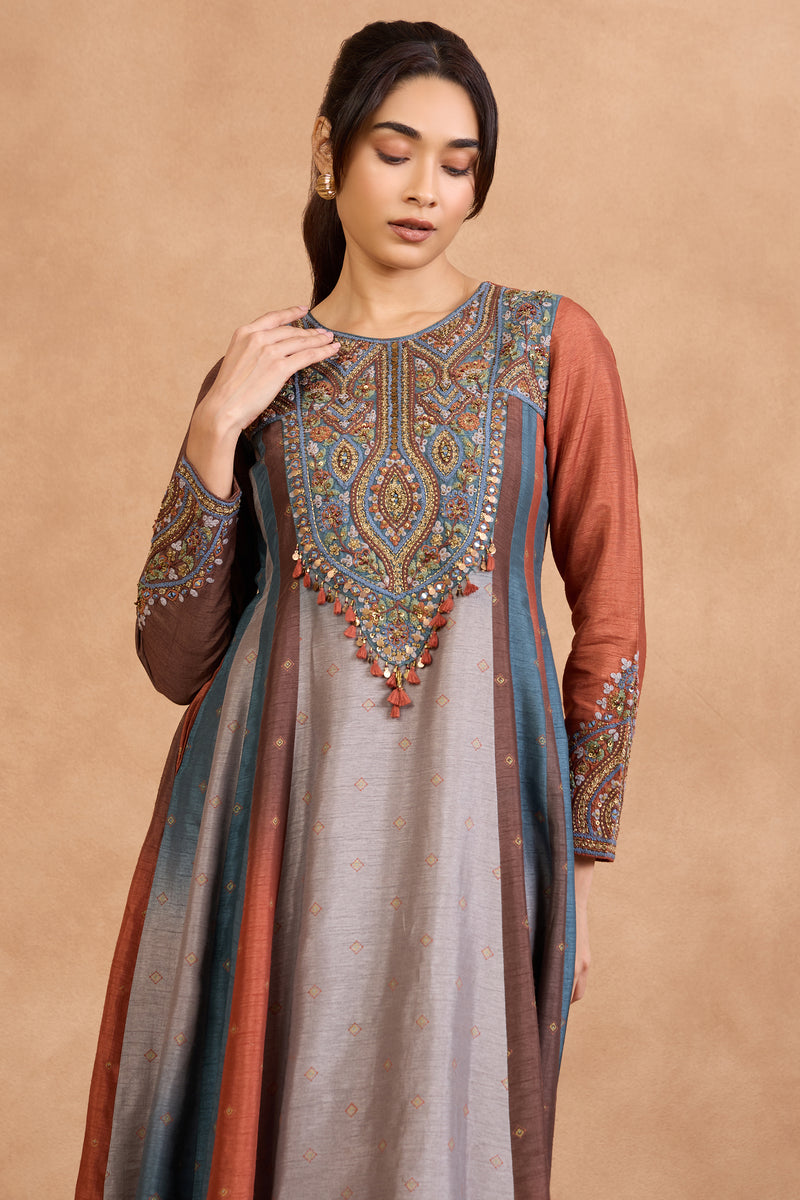 The 'Saanjh' Anarkali Set