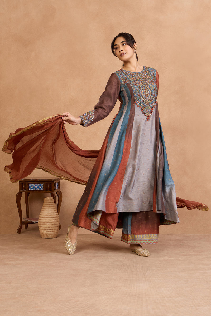 The 'Saanjh' Anarkali Set