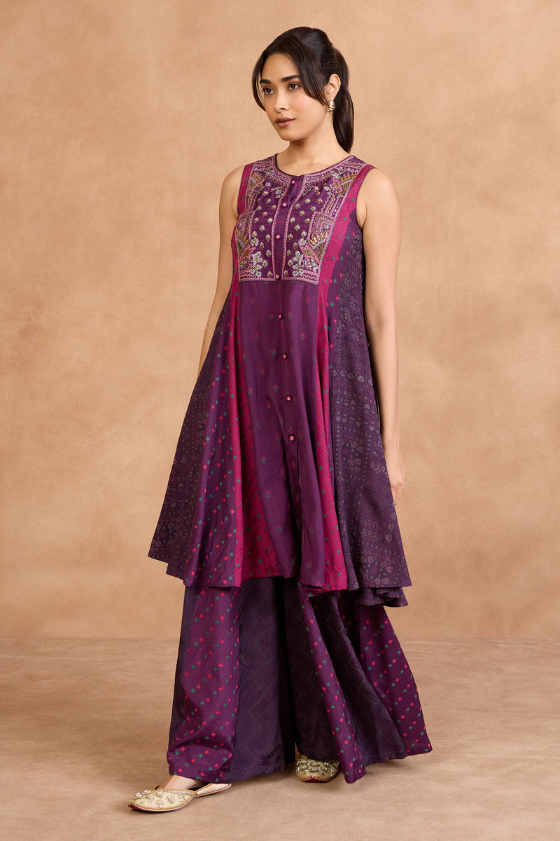 The 'Jamun' Kurta-Palazzo Set