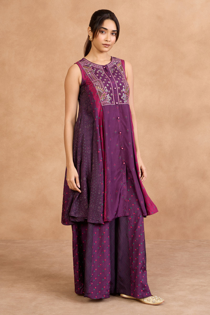 The 'Jamun' Kurta-Palazzo Set