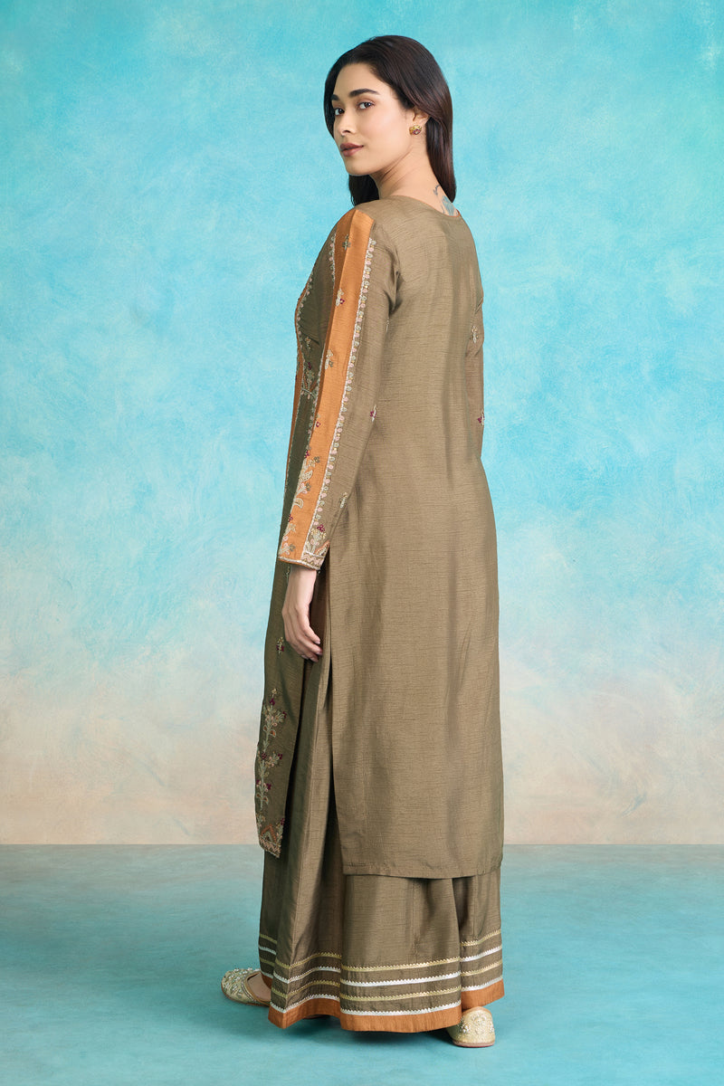 The 'Abiri-Genda' Kurta-Palazzo Set