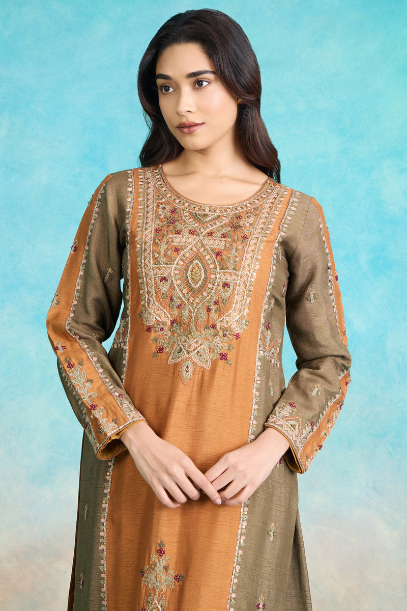 The 'Abiri-Genda' Kurta-Palazzo Set