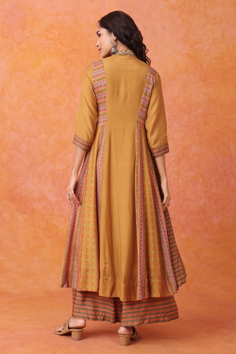 The 'Heer' Hand-Embroidered Anarkali Set