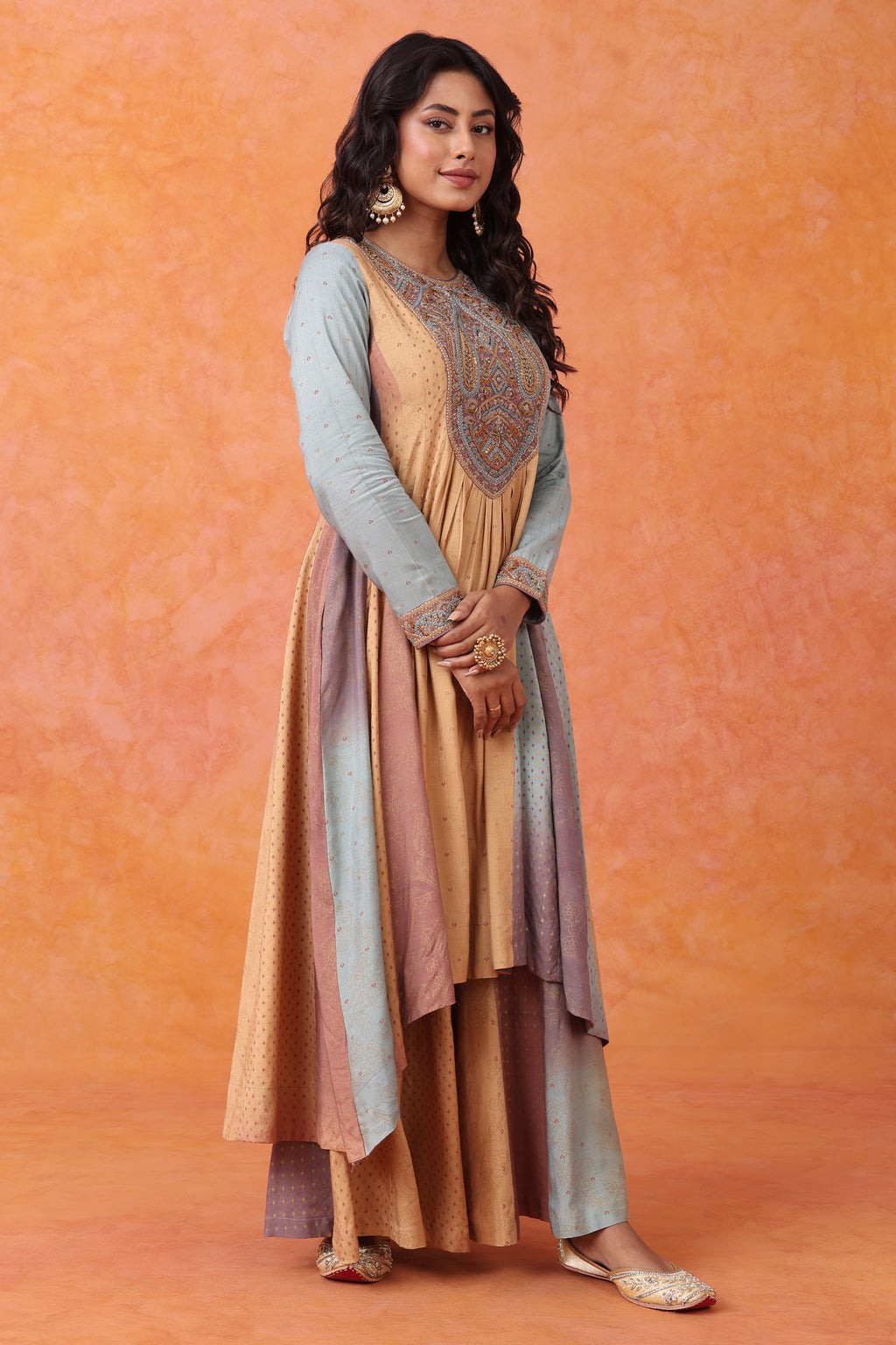 The 'Prabhaat' Anarkali-Palazzo Set