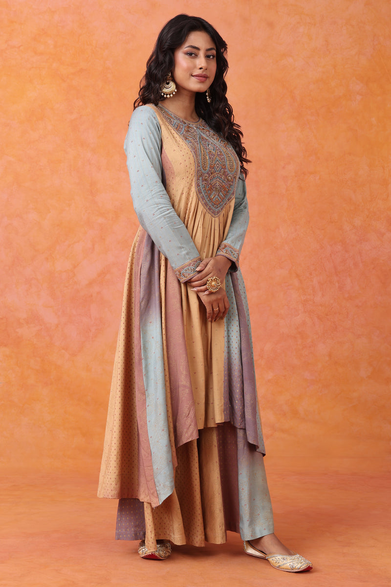 The 'Prabhaat' Anarkali-Palazzo Set