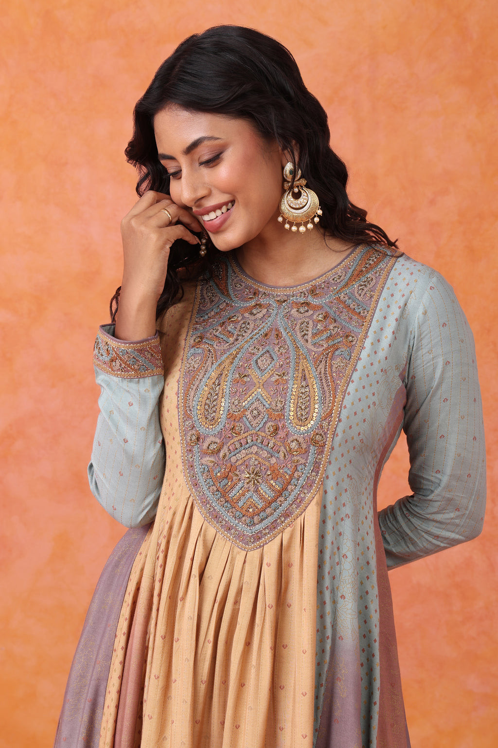 The 'Prabhaat' Anarkali-Palazzo Set