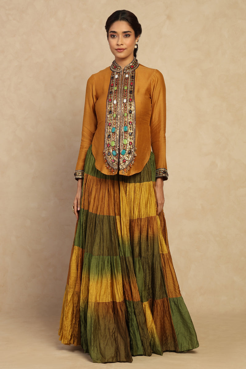 The 'Rang-Utsav' Silk Lehenga Set