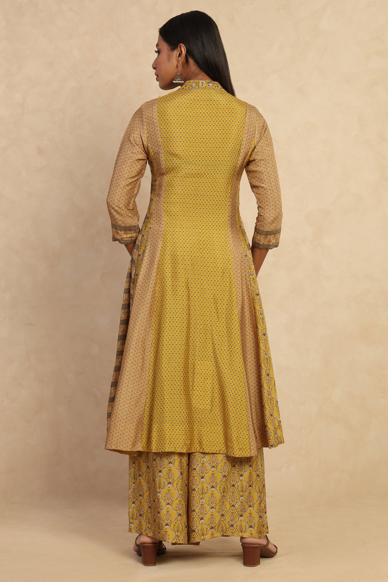 The 'Sarso' Anarkali-Palazzo Set