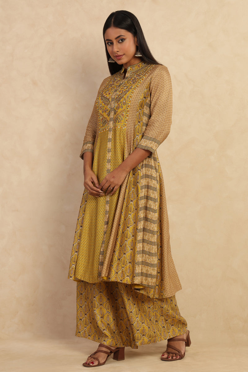 The 'Sarso' Anarkali-Palazzo Set