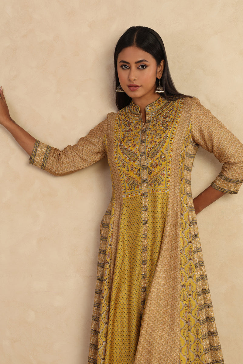 The 'Sarso' Anarkali-Palazzo Set